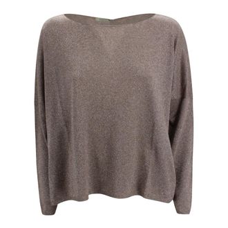 Be You Be My Hope Ronde hals Truien - Dames - Ronde hals truien - Bruin - XS - Truien & Vesten