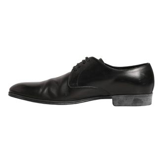 Dolce & Gabbana Business Shoes, male, Black, Size: 10 1/2 US Derby Dress Shoes