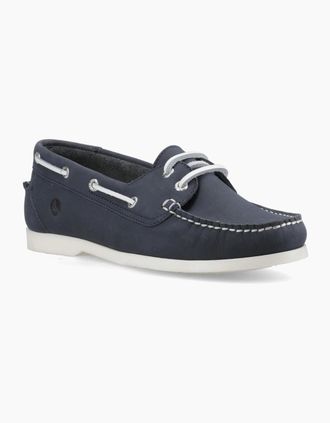 Sperry Top-Sider Womens Sperry Balboa 2 Eye Boat Nubuck Womens Navy Boat Shoes - Size: 7
