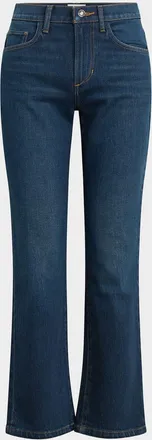 Favorite Daughter The Dot Mid-Rise Straight Denim Jeans