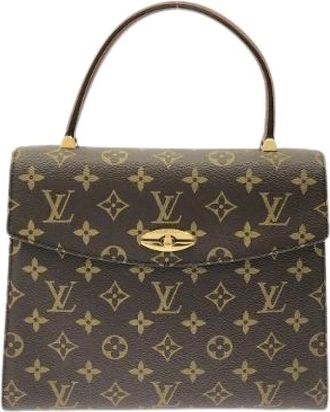 Louis Vuitton Pre-owned Handbags, female, Brown, Size: ONE SIZE Pre-owned Monogram Clutch Bag