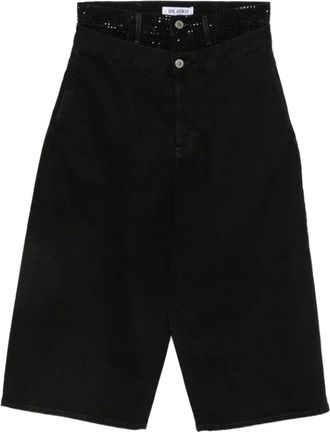 The Attico Casual Shorts - Dames - Denim shorts - Zwart - W27 - Korte Broeken