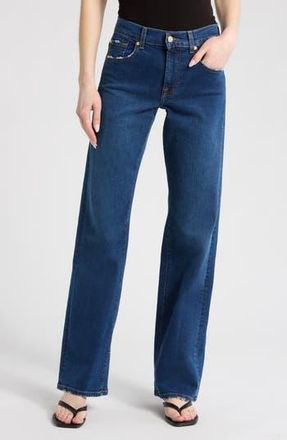 7 For All Mankind Tess Straight Leg Trouser Jeans in Long Beach at Nordstrom Rack, Size 23
