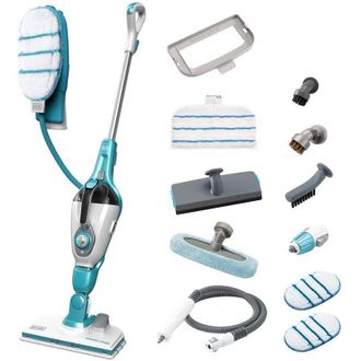 Black+Decker Black+decker Mopa A Vapor Multifunci&oacute;n 1300w Con Guante Steamitt Y 12 Accesorios Fsmh1321jsm-qs