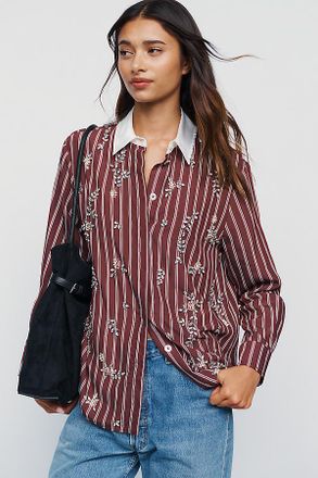Stine Goya Beaded Buttondown Shirt