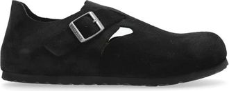 Birkenstock Schoenen London BS - Dames - Platte Schoenen - Zwart - 39 EU - Leer - Schoenen