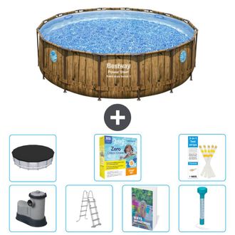 Bestway Piscina Bestway Power Steel Redonda - 488x122 Cm - 8-piezas S532