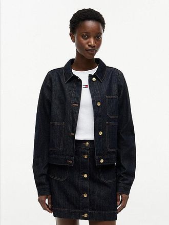 Tommy Hilfiger Chaqueta vaquera con botones dorados