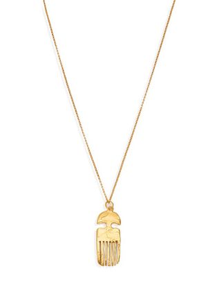 ALIGHIERI The Vanity Comb 24kt Gold-plated Necklace - One Size