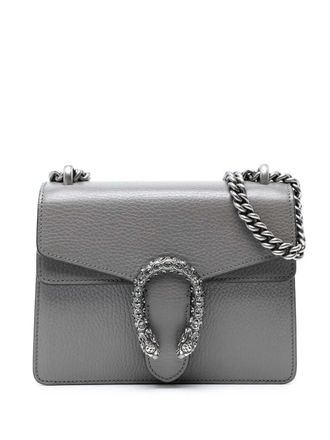 Gucci 2016-2025 Small Leather Dionysus crossbody bag - Grey