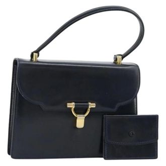 Gucci Pre-owned Handbags, female, Blue, Size: ONE SIZE Pre-owned Vintage Hand Bag