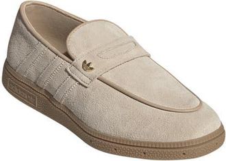 adidas Handball Spezial Loafer in Magic Beige/beige/gum4 at Nordstrom, Size 10.5