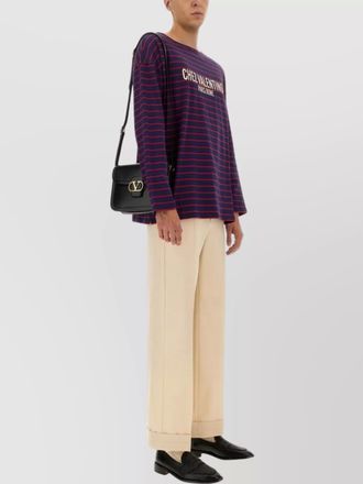 Valentino printed cotton regular-fit long-sleeve t-shirt
