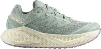 Salomon Womens Aero Glide 3 Grvl Running Shoes In Sea Foam/vanilla Ice/nirvana