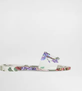Dolce & Gabbana Rubber Beachwear Sliders - Woman Slides And Mules Print 36