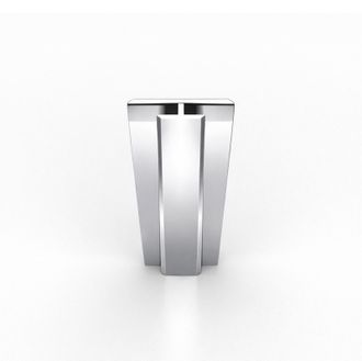 Aurlane Perfil De Uni&oacute;n De Aluminio Cromado De 250cm Compatible Wallit Y Stoneit