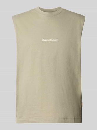 Jack & Jones Jack & Jones T-Shirt mit Stitching in Taupe, Gr&ouml;&szlig;e XXL