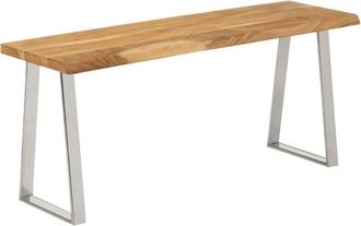 vidaXL Vidaxl - Bench with Live Edge 105 cm Solid Wood Acacia