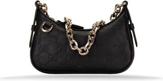 Gucci Handtas - Dames - Schoudertassen - Zwart - ONE Size - Leer - Tassen
