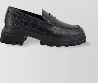 Hogan chunky loafer lace-up shoes