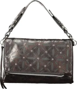 Desigual Verfraaide Vouwschouder Tas - Dames - Tassen - Zwart - Maat: ONE Size