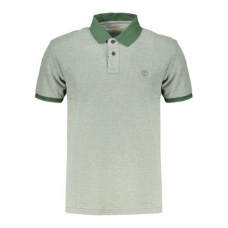 Timberland Polo Shirts, male, Green, Size: 2XL Short-sleeved Polo Shirt