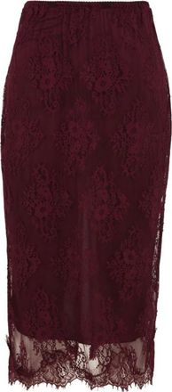 Aniye By Viv&igrave; Midi Rok - Dames - Midirokken - Rood - XS - Polyester - Rokken