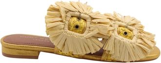 Kurt Geiger Harford Slider - Dames - Sandalen - Geel - 39 EU - Schoenen