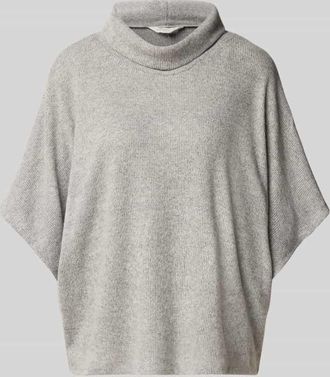 Apricot Strickpullover mit Rollkragen in Hellgrau Melange, Größe XXL