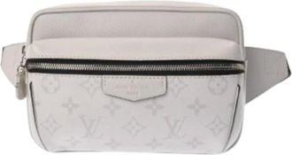Louis Vuitton Pre-owned Belt Bags, male, Gray, Size: ONE SIZE Pre-owned Leather Sling Bag