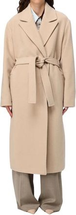 Paul Smith Abrigo con cintur&oacute;n - Coats - Mujer - Beige - XS