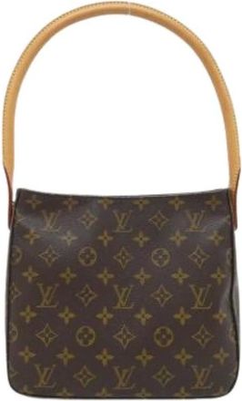 Louis Vuitton Pre-owned Shoulder Bags, female, Brown, Size: ONE SIZE Pre-owned Looping MM Shoulder Bag