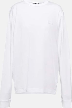 Acne Studios Face cotton-jersey top