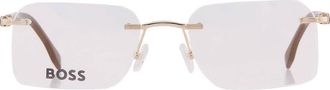 HUGO BOSS Demo Rectangular Mens Eyeglasses BOSS 1551/A 0RHL 54