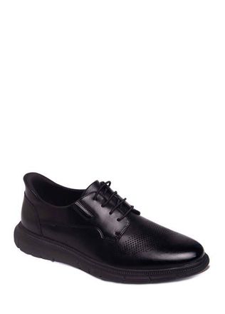 Marc Joseph New York Edward Street Hands Free Technology Leather Perforated Oxford in Black Napa Leather/black at Nordstrom, Size 11.5