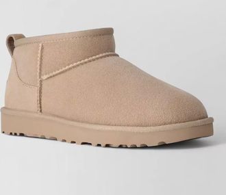 UGG leather classic ultra mini slippers