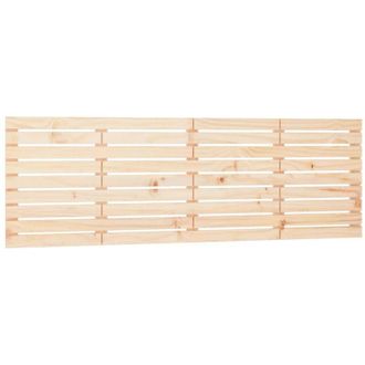 vidaXL Cabecero De Cama De Pared Madera Maciza De Pino 206x3x63 Cm Vidaxl