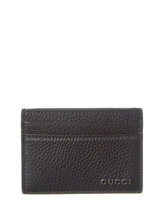 Gucci Logo Leather Card Case