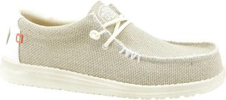 Hey Dude Wally Braided - Heren - Veterschoenen - Beige - 44 EU - Schoenen