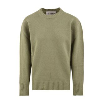 Amaranto Maglia Girocollo - - Knitwear - Uomo - Verde - S