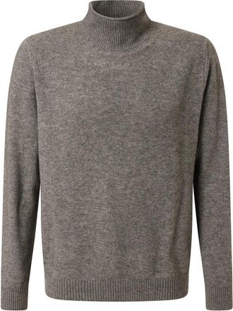Baldessarini Elegante Kantor Overhemd - Heren - Coltruien - Grijs - S - Wol - Truien & Vesten