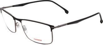 Carrera Mens 57 mm Black Opticals