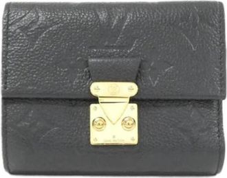 Louis Vuitton Pre-owned Portemonnee (tri-fold) - Dames - Vintage Accessoires - Zwart - ONE Size - Leer - Vintage