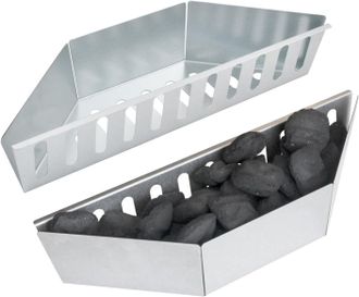 OEM Cesta Para Carb&oacute;n Para Barbacoas - Accesorios De Cocina Para Barbacoas Esf&eacute;ricas - Cesta Y Bandeja Para Carb&oacute;n - Compatible Con Las Barbacoas Weber 74
