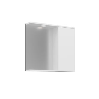 Habitat et Jardin Mobile Da Bagno Con Specchio purus 80 - 75 X 18 X 68 Cm - Bianco