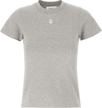Alexander McQueen T-shirt in cotone - Grigio