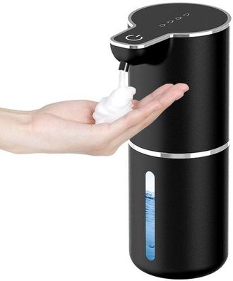 OEM Dispensador Autom&aacute;tico De Jab&oacute;n, 350 Ml, Recargable Por Usb Con Sensor De Movimiento Infrarrojo, Dispensador Autom&aacute;tico De Espuma, Negro