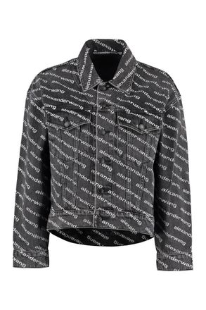 Alexander Wang Printed Denim Jacket