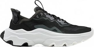 Sorel Womens Kinetic Breakthru Day Lace Sneaker In Black/white