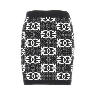 Pinko Jacquard knit mini skirt Woman M